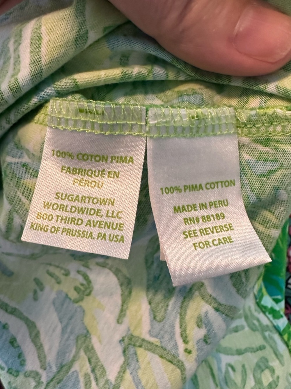 Lilly Pulitzer Windsor Strapless Mini Dress Fresh Citrus Green Parrot - Medium - Picture 6 of 6